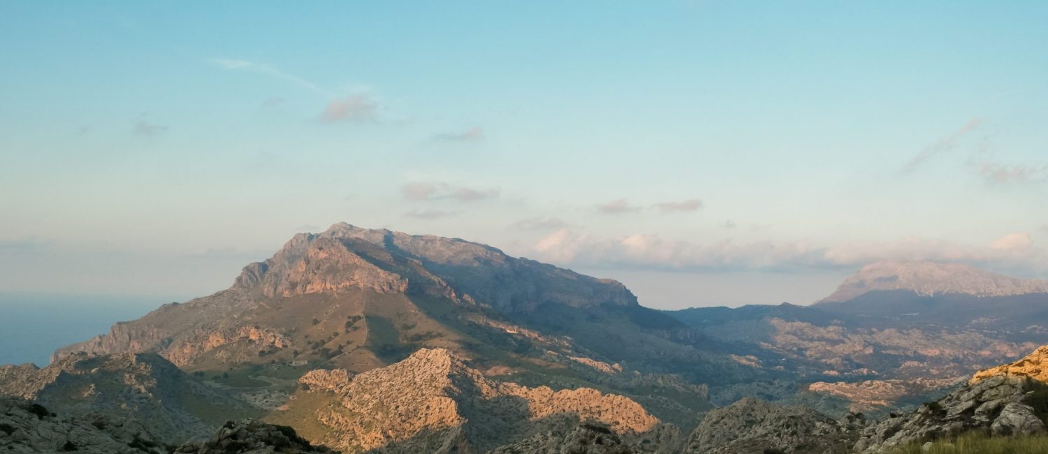 Landscape mountains in Palma de Mallorca